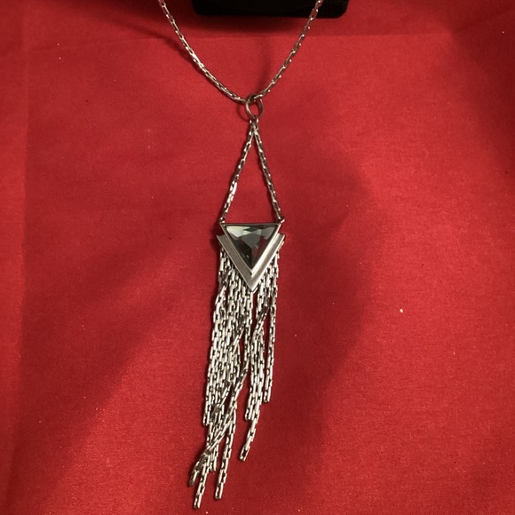 Tocara Crystal Stainless Long Necklace - Picture 2 of 7